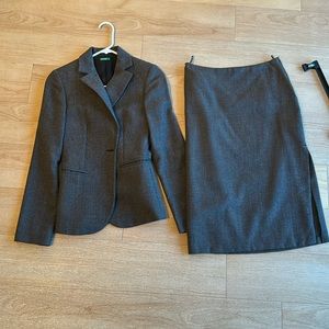 Wool Italian Skirt Suit
